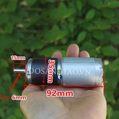 Motor Giảm Tốc 12V 5rpm Mã 540 Mô Men Xoắn Cao