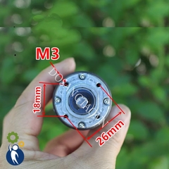 Motor Giảm Tốc 12V 5rpm Mã 540 Mô Men Xoắn Cao