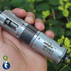 Motor Giảm Tốc 12V 640rpm 30W Có Vít Me 14mm Dài 19cm Bánh Răng Kim Loại