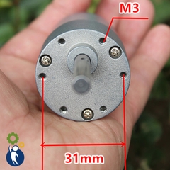 Motor Giảm Tốc 12V Mã 37 28rpm