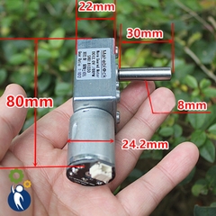 Motor Giảm Tốc 12V Mã 370 6rpm