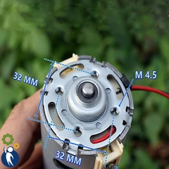 Motor 220V 40W 4150rpm Chổi Than Rời Tặng Kèm Diot