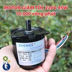 Motor Giảm Tốc 220V 45W 10rpm Tặng Kèm Diot