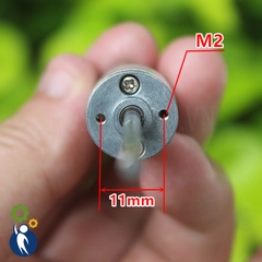 Motor Giảm Tốc 2V-5V 400rpm, 3.7V 300rpm Trục Dài Bánh Răng Kim Loại