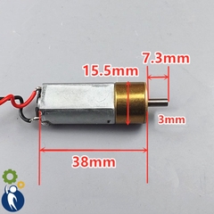Motor Giảm Tốc 3-5V Mã 180 280rpm