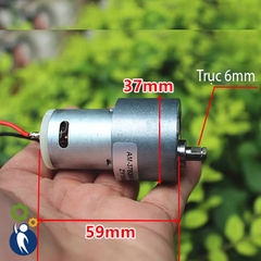 Motor Giảm Tốc 3V-12V 100rpm 5W Bánh Răng Kim Loại