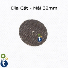 Combo 5 Đĩa Cắt Mài 32mm + Cây Giữ Đĩa Mài