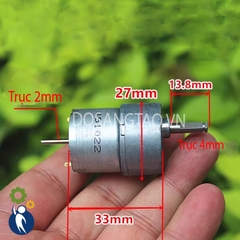 Motor Giảm Tốc 3V-6V 88rpm Mã 310 Bánh Răng Kim Loại