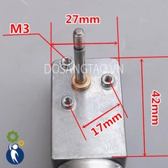 Motor Giảm Tốc 3V-8V 144-384rpm Mã 370 Motor Giảm Tốc 5V 240rpm