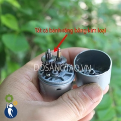 Motor Giảm Tốc 5V-12V 110rpm Mã 365 Bánh Răng Kim Loại