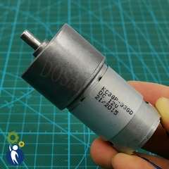 Motor Giảm Tốc 5V-12V Mã 380 36rpm Trục D 5mm Bánh Răng Kim Loại