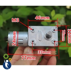 Motor Giảm Tốc 5V Mã 370 240rpm