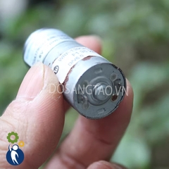 Motor Giảm Tốc 6V 100rpm Mã 370 Bánh Răng Kim Loại