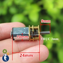 Motor Giảm Tốc N20 3-6V 62rpm, 5V 52rpm