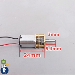 Motor Giảm Tốc N20 3-6V Có Dây