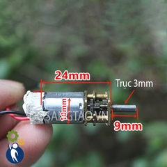 Motor Giảm Tốc N20 3V-6V 259rpm Điện Áp 3.7V 160rpm