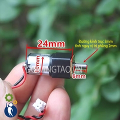 Motor Giảm Tốc N20 3V-6V 84rpm Điện Áp 3.7V 50rpm