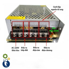 Nguồn Tổ Ong 24V - 5A S-120-24
