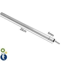 Ống Nhôm 6mm Lỗ 4mm Dài 20cm