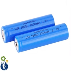 Pin 18650 1500mAh Chuẩn Dung Lượng Hàng Nội Địa Trung Quốc Thương Hiệu DOUBLEPOW - Đầu Nhọn