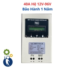Sạc MPPT Năng Lượng Mặt Trời 40A/60A Hệ 12V-96V Bảo Hành 1 Năm