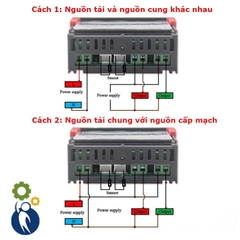Bộ Điều Khiển Nhiệt Độ STC-3008 2 Đầu Dò Nhiệt AC 110-220V