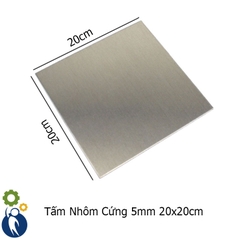 Tấm Nhôm Cứng 5mm 20x20cm