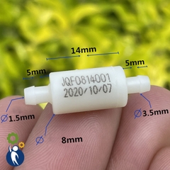 Van 1 Chiều Mini Đường Kính Đầu Ống 3.5mm Lỗ 1.5mm