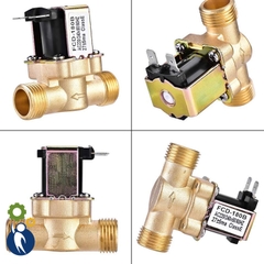 Van Điện Từ 220V Phi 21 Thường Đóng Thân Đồng