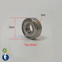 Vòng Bi Trục 6mm 6x10x3mm MR106ZZ