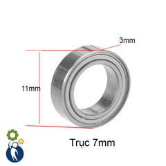 Vòng Bi Trục 7mm 7x11x3 677ZZ