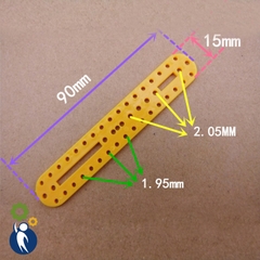 Thanh Nhựa Dẹp Số 1 9cm