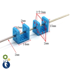 Thanh Nhựa Dẹp Chữ U Dài 1,4cm