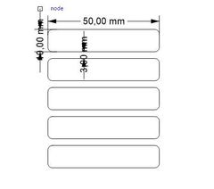 Decal PVC 50x10 x50m