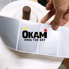 Decal xi bạc 90x60mm x 150m