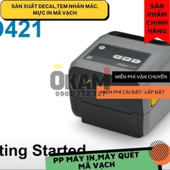 Máy in mã vạch Zebra ZD421 300dpi