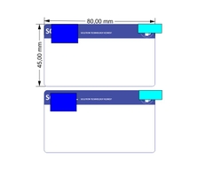 Decal nhiệt 80x45 x50m, in sẵn nội dung theo yêu cầu