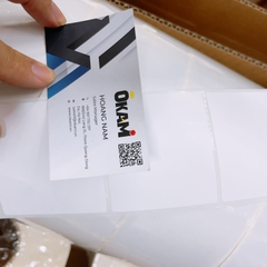 Decal in mã vạch 70x65 mm dài 200m