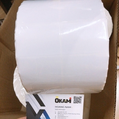 Tem nhãn decal in mã vạch 50x35 x100m