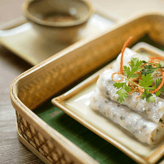 Mực hấp nước dừa