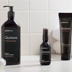 Dầu gội dưỡng tóc hư tổn chiết xuất Diêm mạch Aromatica Quinoa Protein Shampoo 400ml