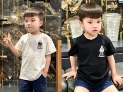 SET 2 ÁO PHÔNG BÉ THÊU GẤU CALI 2 PACK