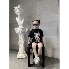 ÁO PHÔNG MẸ CON THỎ NÂU