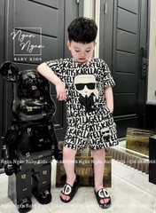 b- BỘ ĐÙI BÉ TRAI FENDI NHIỀU CHỮ