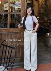 SÉT DIOR TRẮNG QUẦN JEAN THÊU ONG