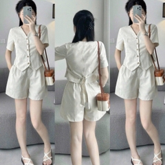 BỘ ĐŨI LIEN NƠ SAU MÀU BE