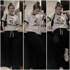 SET ÁO GHI HÌNH CHÓ QUẦN KẺ