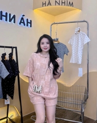 BỘ ĐÙI CỘC HỒNG LV IN CHÌM