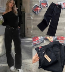 QUẦN JEAN SUÔNG LEVIS MÀU ĐEN XUẤT DƯ
