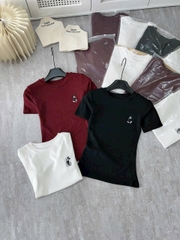 SET 3 ÁO ZIP CỘC THÊU MICKY ĐEN TRẮNG ĐỎ